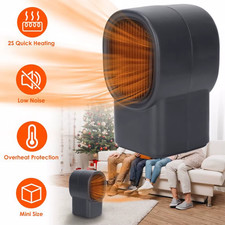 500W Portable Electric Space Heater Mini Desktop Fan Heater Personal Small Space