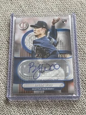 2024 Topps Tribute Bryan Woo Autographed Rookie Baseball Card 117/150