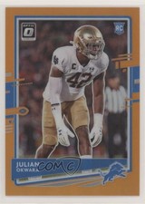 2020 Panini Donruss Optic Rookies Orange Prizm 137/199 Julian Okwara #144 pi4