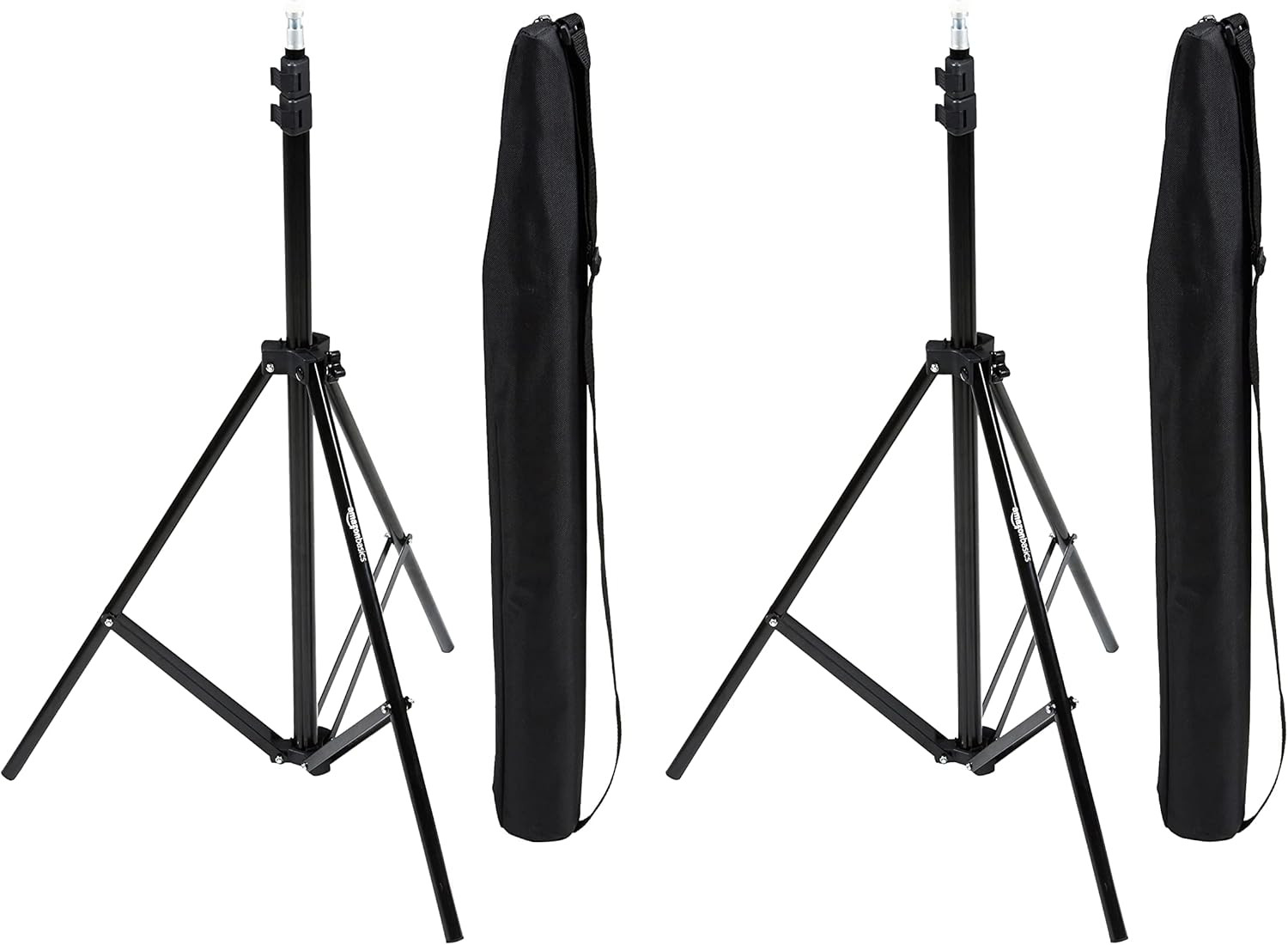 Stativo Illuminazione Professionale 2,04m Alluminio con Borsa Trasporto
