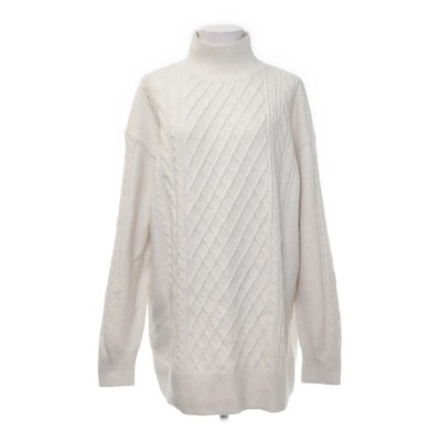 H&M, Rollkragenpullover, Größe: M, Beige, Wolle/Polyester/Acryl, Einfarbig #PVu
