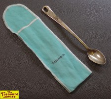 2000 Tiffany & Co. 925 Solid Sterling Silver Baby Spoon Moon & Stars w/Bag 35.8g