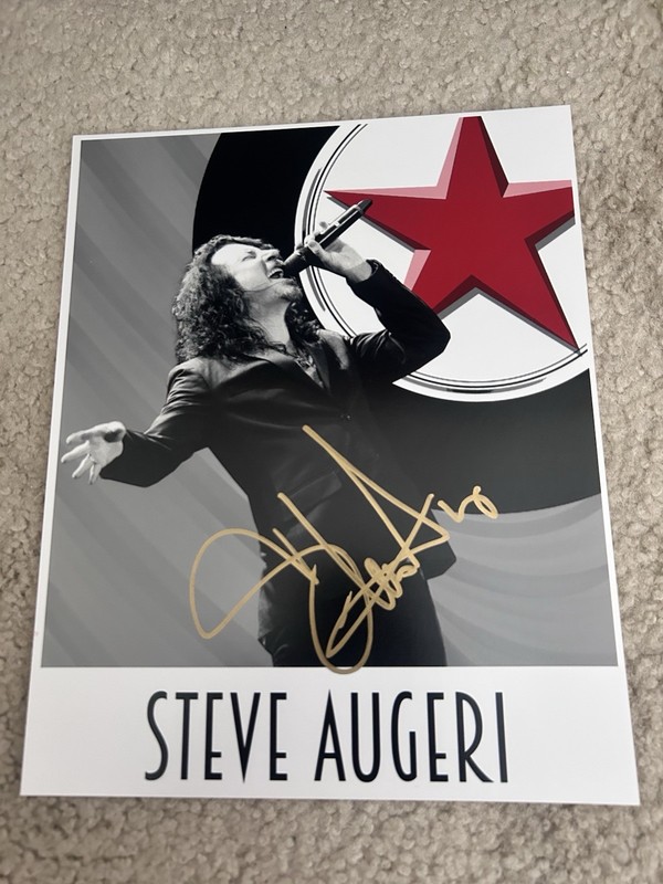 Steve Augeri Signed Photo Journey