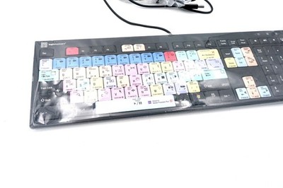 Logickeyboard Lxh-jme7596h USB Video Editing Keyboard 2usb Ports