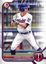 2022 Bowman Draft #BD-28 Tanner Schobel Minnesota Twins 1st Bowman