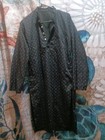 Lucknowi Kurta Men' S .size Large .cotton 4 Botton 2 Packets .Color Black . — photo 1