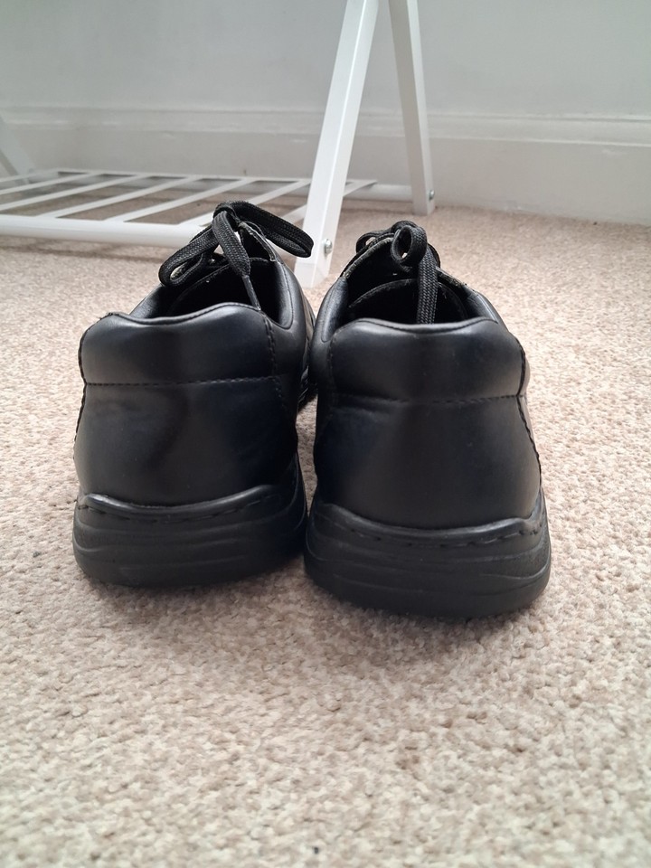 RIEKER BLACK LEATHER SHOES SIZE UK 9.5 (EUR 44) | eBay UK