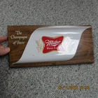 Vintage Miller High Life The Champagne of Beers plastic advertising sign