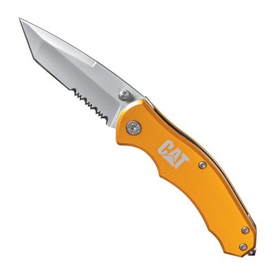 Cat 6-5/8 Inch Folding Knife with Glass Break - 980011