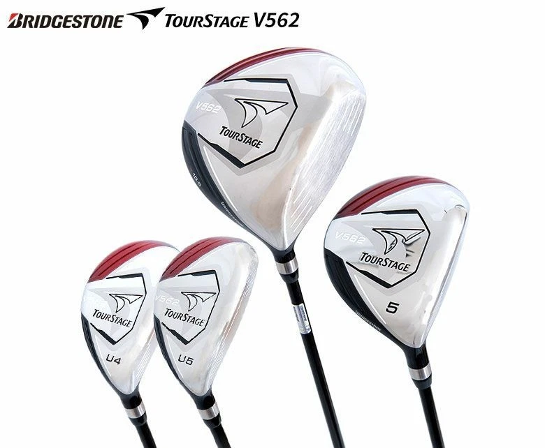 Bridgestone TourStage V562 Driver Wood Hybrid 4p Set R-Flex MITSUBISHI Graphite - Image 2 of 4