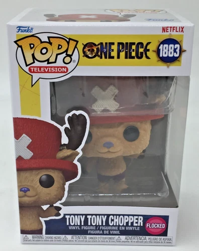 Funko Pop! Netflix One Piece  Tony Tony Chopper #1883 Flocked With Protector