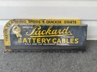 Packard Battery Cables Display Sign Vintage Automobilia Auto Truck Parts
