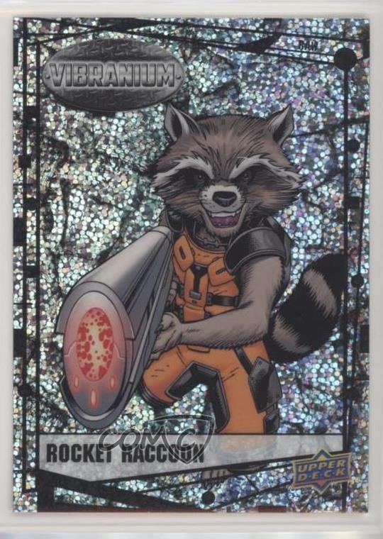 2015 Upper Deck Marvel Vibranium Raw Vibranium Rocket Raccoon #9 2k3