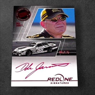 Dale Jarrett PACK PULLED NASCAR HOFer signed card 2014 REDLINE SIGNATURES #06/25