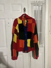 Handmade Harry Styles & JW Anderson Inspired Crochet Cardigan Sweater Fall