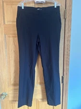 Simply Vera Vera Wang Skinny Stretch Pants Womens Size Large Black Pull On