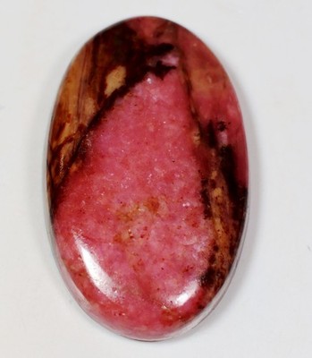 93 Kt 7X25X41 mm Natürlicher Designer Rhodonit Oval Cabochon Edelstein DJ-515