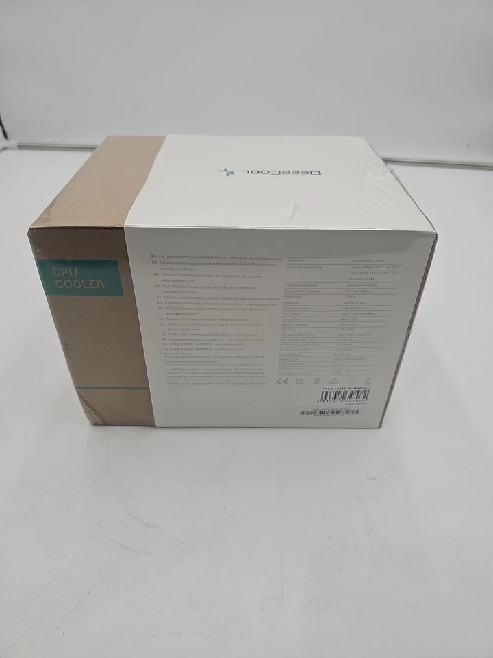 DeepCool AK500 Zero Dark High-Performance CPU Cooler - Image 2 of 4