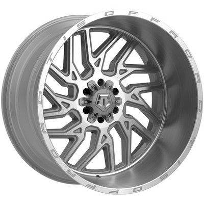 TIS 544BSM 22x12 8x170 -44mm Brushed Wheel Rim 22'' Inch