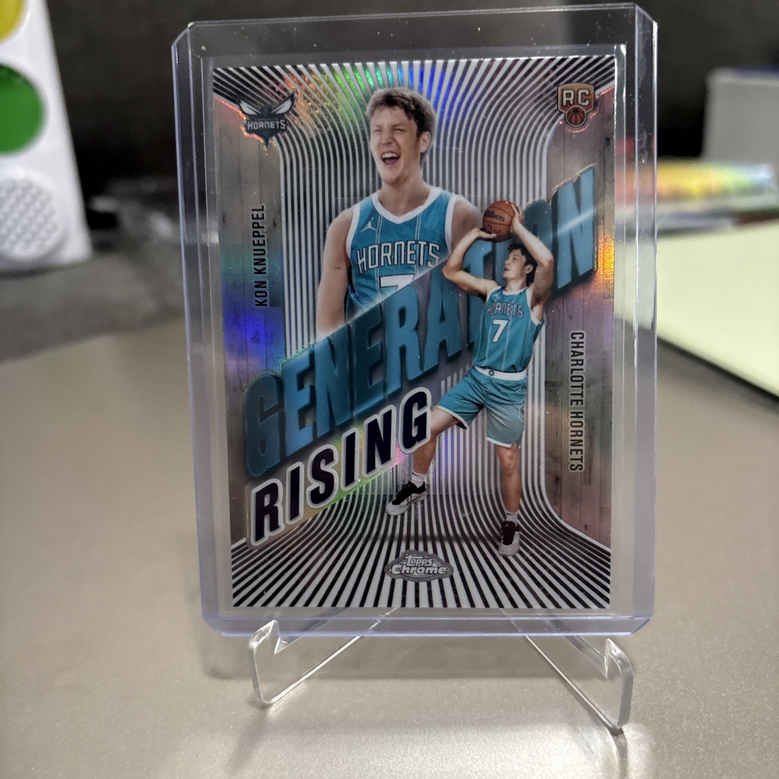 Kon Knueppel 2025 Topps Chrome #GR-4 Refractor Generation Rising Rookie RC (A)