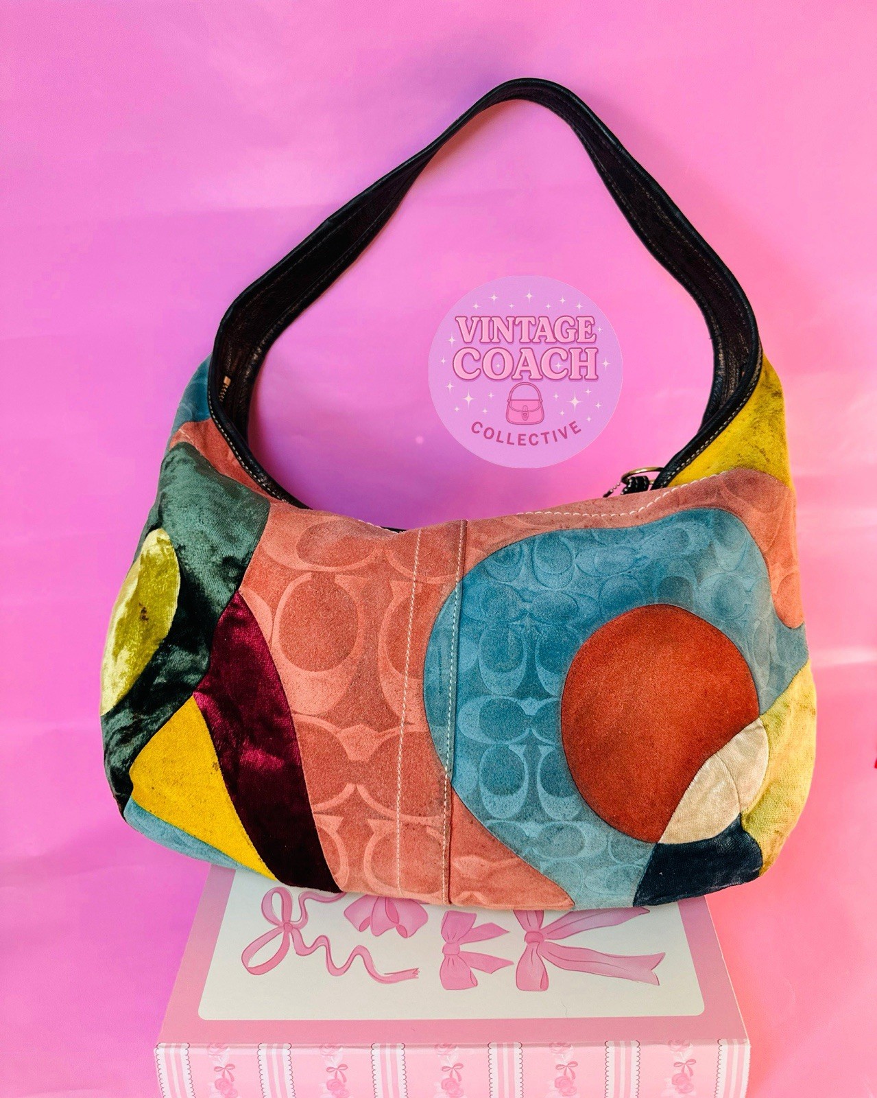 Coach Oversized Patchwork Ergo - image 4