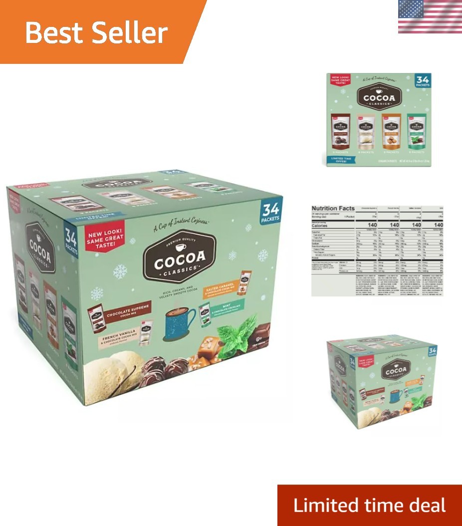 Land O' Lakes 365741 1.25 oz Classics Hot Cocoa 6 Mix Variety - 48