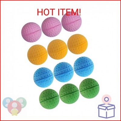GINFH Cat Foam Ball Cat Sponge Ball Toy Soccer Toy (12Pack)