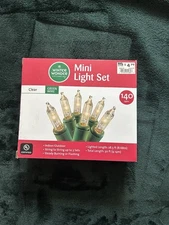 Winter Wonder Lane - Mini Light Set Indoor/outdoor, 140 Lights - Green