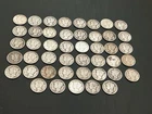 45. Mercury dimes,  various dates , 90% Silver