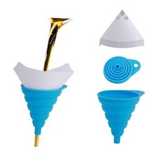 50PCS Funnels for Automotive Use with Bottom Fliter Mesh,Disposable Oil Funnel