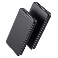 [2 Pack]Portable Charger Power Bank 10000mAh,Ultra Slim Portable Phone Charger 