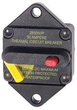 1 - Blue Sea 7083 50 Amp Circuit Breaker Panel Mount 285 Series