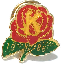 Rose Parade 1986 Kiwanis International 97th Tournament of Roses Lapel Pin