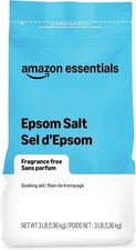 Amazon Essentials Epsom Salt Soak, Magnesium Sulfate USP, 3 Pound, 1-Pack Previ