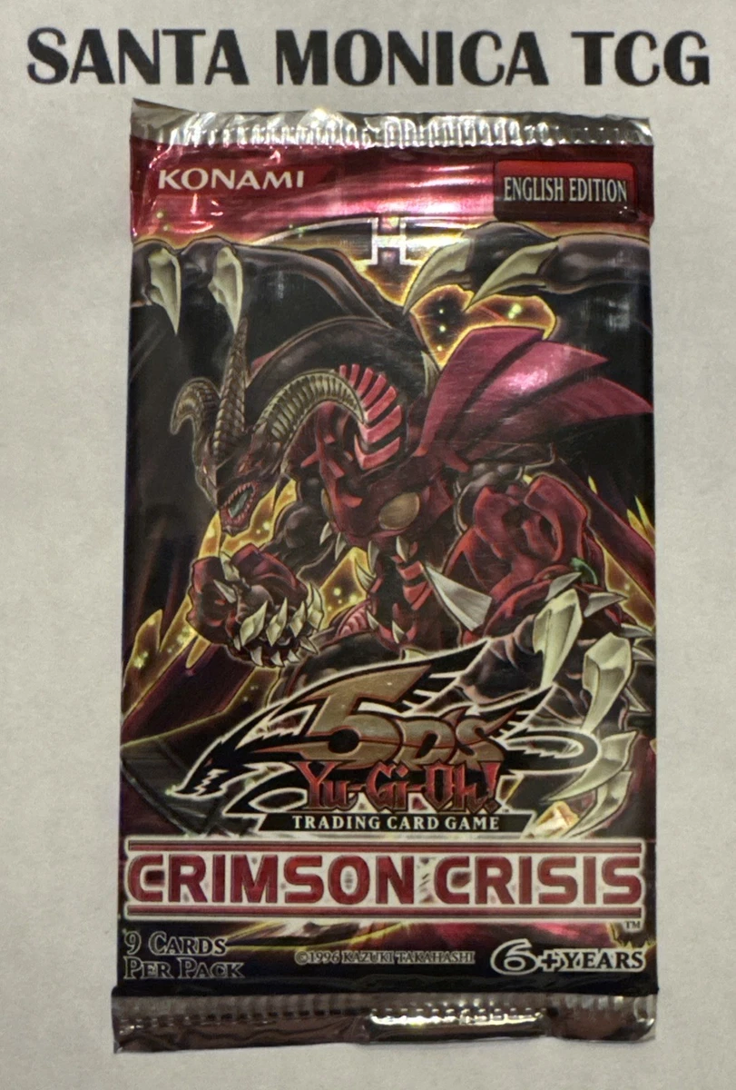 Yu-Gi-Oh! TCG Crimson Crisis Sealed Collectible Card Game Packs