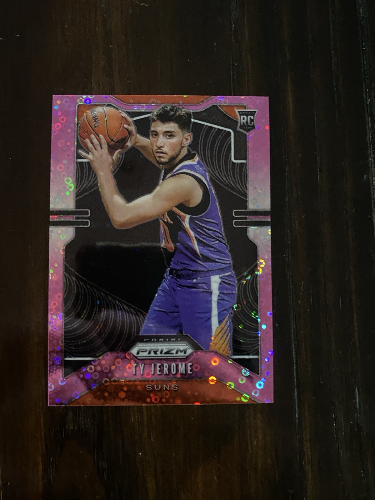 2019-20 Panini Prizm Ty Jerome Rookie FAST BREAK PINK BUBBLES  /50 SP RC SUNS