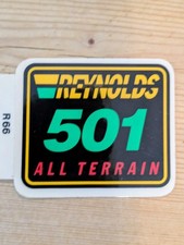 Reynolds Original Bicycle Decal - 1 x Frame Decal - 501 All Terrain