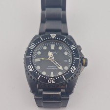 Men's Seiko Divers 5M62-0BL0 Kinetic Watch - 200m Box Links Running