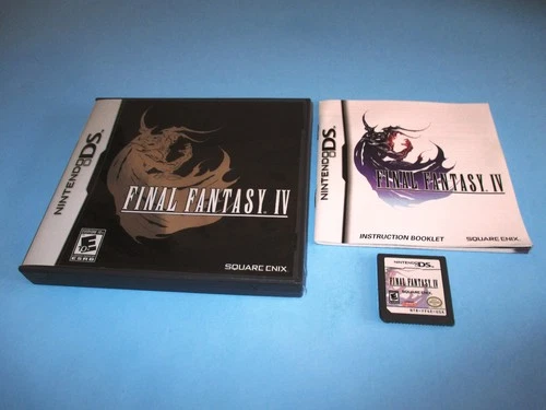Final Fantasy IV 4 (Nintendo DS) Lite DSi XL 3DS w/Case & Manual