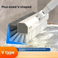 2-in-1 V Shape Corner Cleaning Brush for Bathroom Floor Tiles Gaps