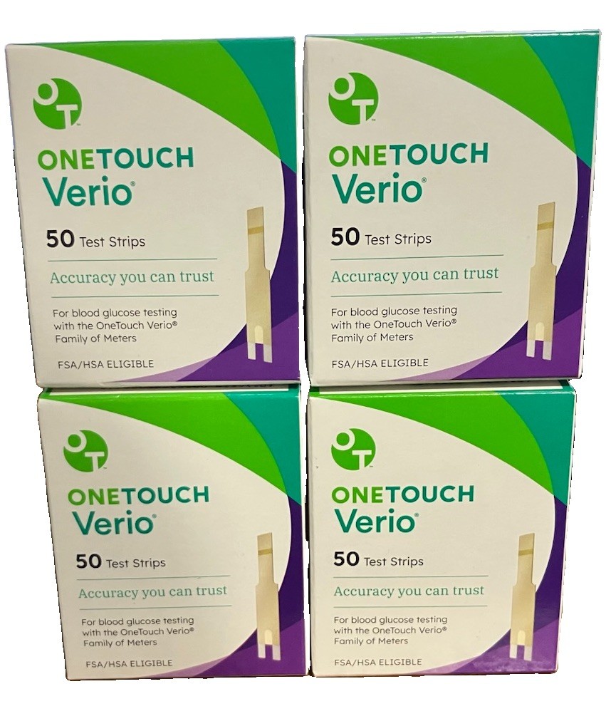 200 One Touch Verio Test Strips~Exp~1/31/27~$53.99~FR SHIP