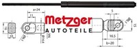 Metzger 2110390 Gasfeder FüR Koffer-/Laderaum Gasfeder GasdäMpfer FüR Porsche
