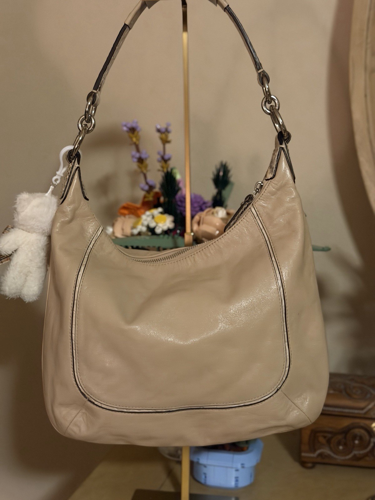 Coach Kristin Spectator leather hobo bag featuring a … - Gem