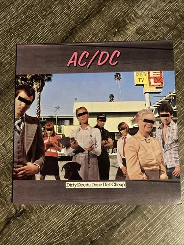 AC/DC  Dirty Deeds Done Dirt Cheap  Vinyl LP Record With Original Inner Sleeve
