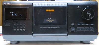 SONY CDP-CX205 Mega Storage 200 Compact Disc Player CD Player Tested Works