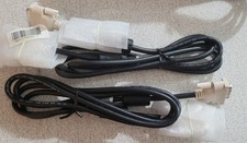 Lot Of 2 6-FT DVI Video Cable Male To Male