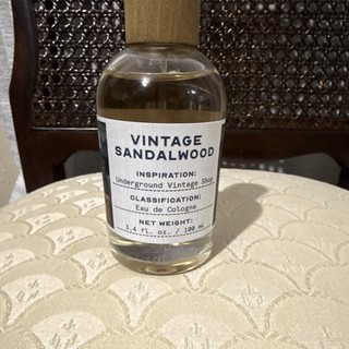 Vintage Sandalwood Eau de Cologne Spray Long Lasting 3.4 fl oz
