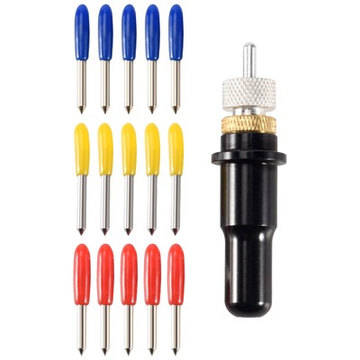 Schneidklingenhalter + 15 Stück 30 Grad 45 Grad 60 Grad Cutterklinge für6177