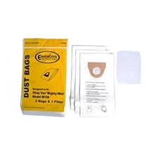 Shop Vac Mighty Mini M100 Vacuum Cleaner 3PK Paper Bags and 1PK Filter # 831SW,