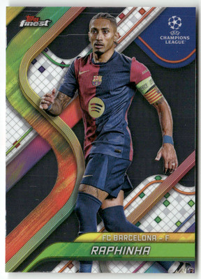 Topps Finest Champions League 2025 No. 132 Raphinha